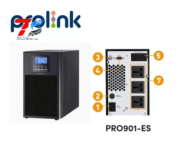 Bộ lưu điện UPS Prolink PRO901-ES (1000VA/900W)